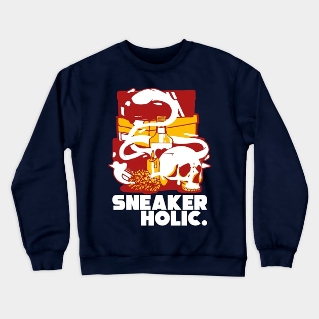 Sneaker Holic Midas Gold Retro Art Crewneck Sweatshirt by funandgames